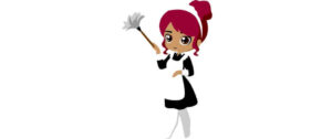 Roenter cleaning lady